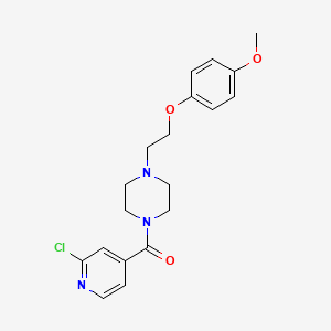 1-(2-Chloropyridine-4-carbonyl)-4-[2-(4-methoxyphenoxy)ethyl]piperazine