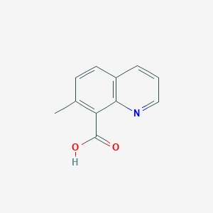 molecular formula C11H9NO2 B2883823 7-methylquinoline-8-carboxylic Acid CAS No. 70585-54-5
