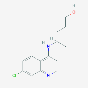 molecular formula C14H17ClN2O B028839 4-[(7-氯-4-喹啉基)氨基]-1-戊醇 CAS No. 10500-64-8