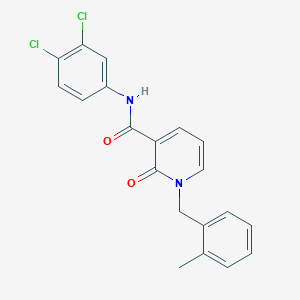 N-(3,4-dichlorophenyl)-1-(2-methylbenzyl)-2-oxo-1,2-dihydropyridine-3-carboxamide