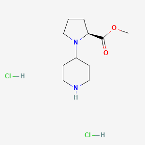 Methyl (2S)-1-(piperidin-4-YL)pyrrolidine-2-carboxylate dihydrochloride