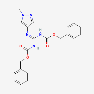 N,N-[(1-methyl-1H-pyrazol-4-yl)carbonimidoyl]bis-C,C-bis(phenylmethyl) ester