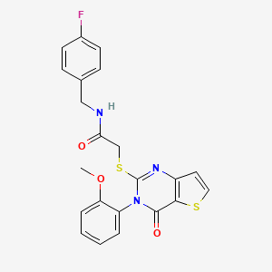 N-(4-fluorobenzyl)-2-{[3-(2-methoxyphenyl)-4-oxo-3,4-dihydrothieno[3,2-d]pyrimidin-2-yl]sulfanyl}acetamide