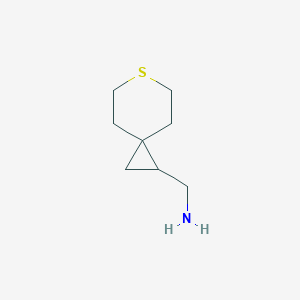 molecular formula C8H15NS B2884004 6-Thiaspiro[2.5]octan-1-ylmethanamine CAS No. 1463764-46-6