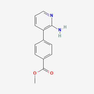 molecular formula C13H12N2O2 B2884007 Methyl 4-(2-aminopyridin-3-yl)benzoate CAS No. 1216772-15-4