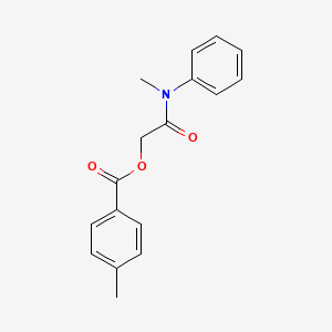 2-(Methyl(phenyl)amino)-2-oxoethyl 4-methylbenzoate