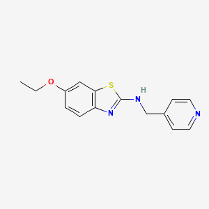 6-ethoxy-N-(pyridin-4-ylmethyl)benzo[d]thiazol-2-amine