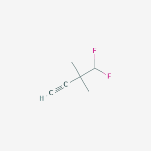 4,4-Difluoro-3,3-dimethylbut-1-yne