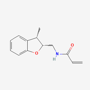 N-[[(2R,3S)-3-Methyl-2,3-dihydro-1-benzofuran-2-yl]methyl]prop-2-enamide