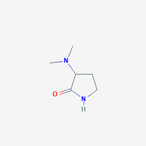 molecular formula C6H12N2O B2884156 3-(Dimethylamino)pyrrolidin-2-one CAS No. 95797-36-7