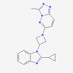 6-[3-(2-Cyclopropylbenzimidazol-1-yl)azetidin-1-yl]-3-methyl-[1,2,4]triazolo[4,3-b]pyridazine