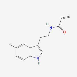 N-[2-(5-methyl-1H-indol-3-yl)ethyl]prop-2-enamide