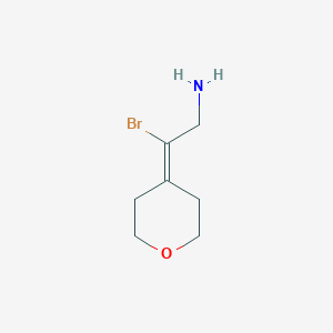 2-Bromo-2-(oxan-4-ylidene)ethanamine
