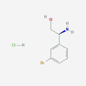 molecular formula C8H11BrClNO B2884179 (S)-2-Amino-2-(3-bromophenyl)ethanol hydrochloride CAS No. 2095772-98-6