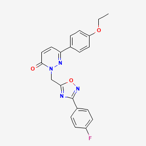 6-(4-ethoxyphenyl)-2-((3-(4-fluorophenyl)-1,2,4-oxadiazol-5-yl)methyl)pyridazin-3(2H)-one