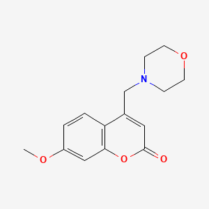 7-Methoxy-4-(morpholin-4-ylmethyl)chromen-2-one