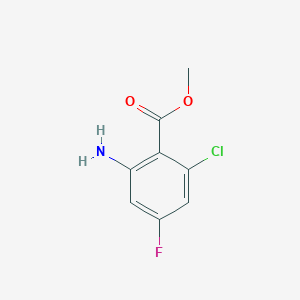 molecular formula C8H7ClFNO2 B2884218 Methyl 2-amino-6-chloro-4-fluorobenzoate CAS No. 1519790-48-7