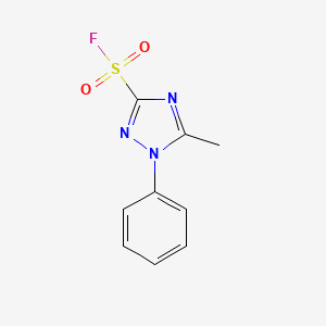 5-Methyl-1-phenyl-1,2,4-triazole-3-sulfonyl fluoride