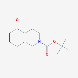 Tert-butyl 5-oxo-1,3,4,4a,6,7,8,8a-octahydroisoquinoline-2-carboxylate