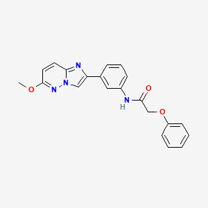 N-(3-(6-methoxyimidazo[1,2-b]pyridazin-2-yl)phenyl)-2-phenoxyacetamide