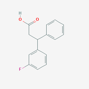 3-(3-Fluorophenyl)-3-phenylpropanoic acid