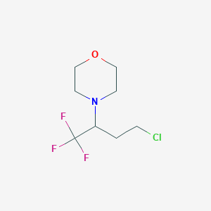 4-(4-Chloro-1,1,1-trifluorobutan-2-yl)morpholine