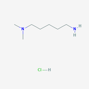 molecular formula C7H19ClN2 B2884367 5-(Dimethylamino)amylamine HCl CAS No. 3209-46-9; 854874-17-2