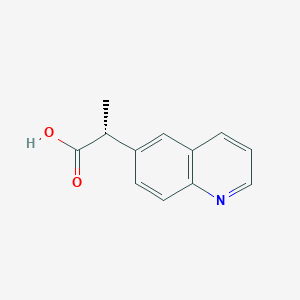 (2R)-2-Quinolin-6-ylpropanoic acid