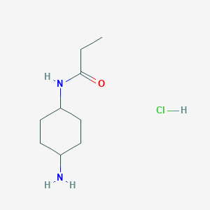 N-[(1R*,4R*)-4-Aminocyclohexyl]propionamide hydrochloride