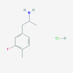 1-(3-Fluoro-4-methylphenyl)propan-2-amine;hydrochloride