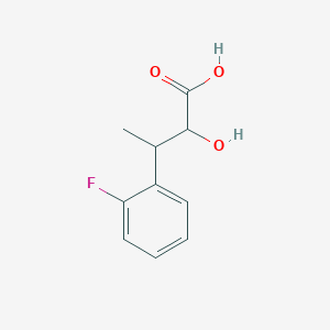 3-(2-Fluorophenyl)-2-hydroxybutanoic acid