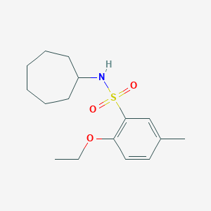 N-cycloheptyl-2-ethoxy-5-methylbenzenesulfonamide