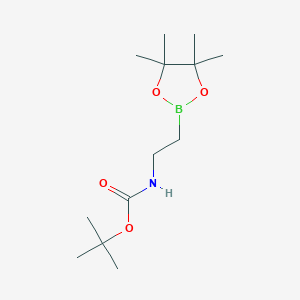 molecular formula C13H26BNO4 B2884568 2-(Boc-氨基)乙基硼酸频哪醇酯 CAS No. 1850305-79-1