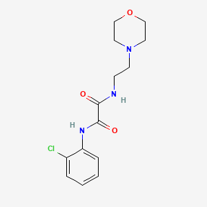 molecular formula C14H18ClN3O3 B2884617 N1-(2-氯苯基)-N2-(2-吗啉基乙基)草酰胺 CAS No. 341006-68-6