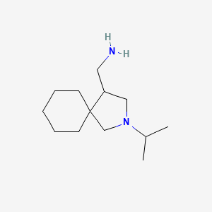 molecular formula C13H26N2 B2884631 (2-Isopropyl-2-azaspiro[4.5]dec-4-yl)methanamine CAS No. 2090331-10-3