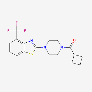 Cyclobutyl(4-(4-(trifluoromethyl)benzo[d]thiazol-2-yl)piperazin-1-yl)methanone