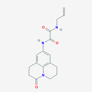 N1-allyl-N2-(3-oxo-1,2,3,5,6,7-hexahydropyrido[3,2,1-ij]quinolin-9-yl)oxalamide