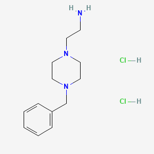 molecular formula C13H23Cl2N3 B2884714 2-(4-苄基哌嗪-1-基)乙胺二盐酸盐 CAS No. 361979-29-5