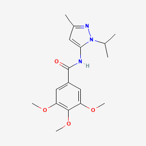 N-(1-isopropyl-3-methyl-1H-pyrazol-5-yl)-3,4,5-trimethoxybenzamide