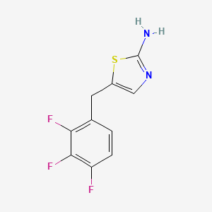 molecular formula C10H7F3N2S B2884739 5-(2,3,4-三氟苄基)-1,3-噻唑-2-胺 CAS No. 926188-02-5