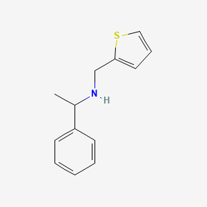 1-Phenyl-N-(2-thienylmethyl)-1-ethanamine