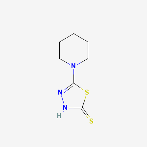 molecular formula C7H11N3S2 B2884797 5-(Piperidin-1-yl)-1,3,4-thiadiazole-2-thiol CAS No. 66180-52-7