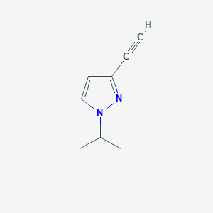 1-Butan-2-yl-3-ethynylpyrazole