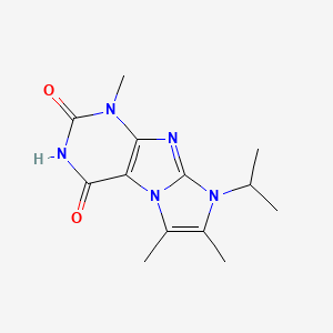 4,7,8-Trimethyl-6-propan-2-ylpurino[7,8-a]imidazole-1,3-dione