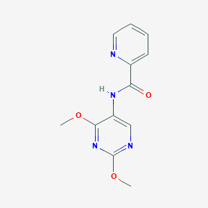 molecular formula C12H12N4O3 B2884826 N-(2,4-dimethoxypyrimidin-5-yl)picolinamide CAS No. 1448124-93-3