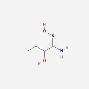 (1E)-N',2-dihydroxy-3-methylbutanimidamide