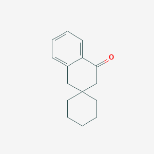 molecular formula C15H18O B2884870 1'H-spiro[cyclohexane-1,2'-naphthalen]-4'(3'H)-one CAS No. 300732-60-9