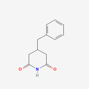 molecular formula C12H13NO2 B2884874 4-Benzylpiperidine-2,6-dione CAS No. 27448-01-7