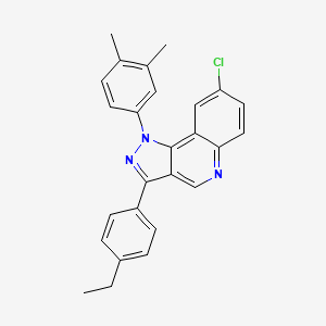 8-chloro-1-(3,4-dimethylphenyl)-3-(4-ethylphenyl)-1H-pyrazolo[4,3-c]quinoline