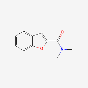 molecular formula C11H11NO2 B2884897 2-Benzofurancarboxamide, N,N-dimethyl- CAS No. 52819-54-2